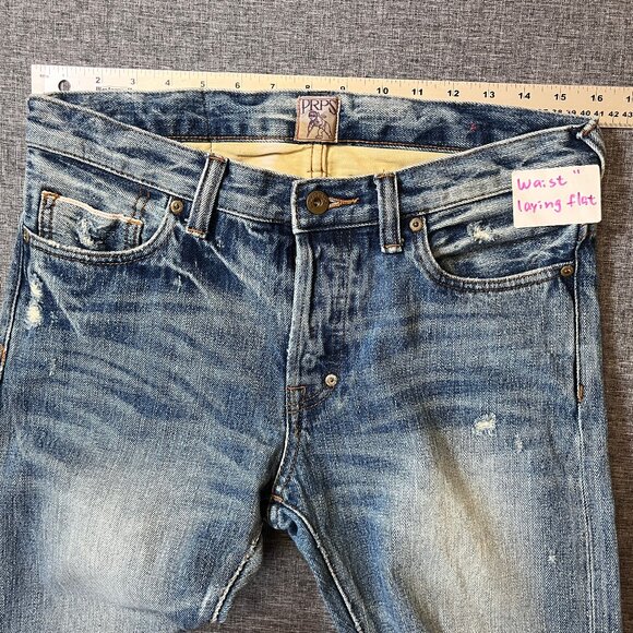 PRPS Japanese Selvedge Denim Donwan Harrell Button Fly Jeans - Men's Size 31*28 - Picture 8 of 15